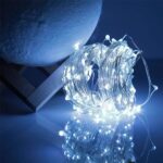 Гірлянда нитка Роса від USB, 30м, 300LED + пульт, Холодний білий — фото 3
