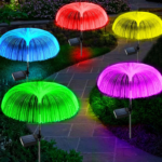 Вулична гірлянда-ліхтар на сонячній батареї Медуза RGB — фото 6