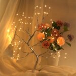 Настільний світильник DIY Auelife 108 Led дерево гірлянда Бонсай Auelife Тепле світло — фото 3