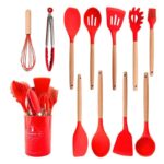 Набір кухонного приладдя силіконовий Kitchen Set RB-2239 чорний (12 предметів) — фото 3
