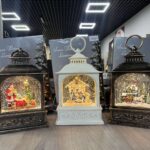 Різдвяна ніч Новорічний музичний ліхтар нічник з підсвічуванням Xmas 24072D — фото 3
