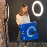Кільцева LED лампа RL-18, 45см, пульт у комплекті — фото 2