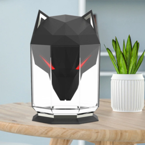 Білий Зволожувач повітря портативний WOLF Air Humidifier, аромадифузор електричний з — фото 2