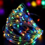 Новорічні гірлянди мідна дротяна лампа 100LED 10М БП 5В 220V (СП) RGB RD-7110 — фото 3