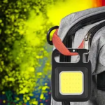 Багатофункціональний акумуляторний LED ліхтарик-брелок — фото 2