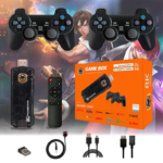 Ігрова ТВ приставка Game Box 8K 8X M98 Smart TV Stick 64GB геймстик з геймпадами + 10000 — фото 2