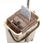Швабра з відром і самовіджимом 4л Тріумф, Spin Mop Scratch Cleaning 360, швабра ледарка — фото 3