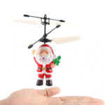 Літаюча іграшка Flying Santa літаючий Дід Мороз Cанта Клаус — фото 2