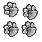 Світильник Solar Paw Print Lights на сонячній батареї 4 шт — фото 4