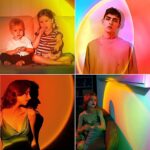 Sunset Lamp RGB 16 кольорів - проекційний світильник заходу сонця, світанку з пультом — фото 3
