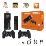 Ігрова ТВ приставка Game Box 8K 8X M98 Smart TV Stick 64GB геймстик з геймпадами + 10000 — фото 5