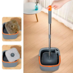 Комплект швабра з відром для миття підлоги Mop with bucket K10 , з віджиманням