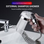 Душова система на умивальник із турмаліном Modified Faucet With external Shower — фото 2
