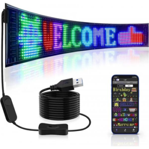 Гнучкий LED-екран Matrix Panel з додатком, Wi-Fi, RGB 192×898 мм (HRP-1696PLUS) ART-0568