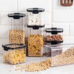 Органайзери для сипучих кухни Food Storage Container 5 Контейнерів | Набір пластикових — фото 2