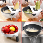 Овочерізка, мультислайсер, тертка basket vegetable cuter — фото 2