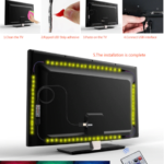 Стрічка світлодіодна RGB 5050 2м з пультом для підсвічування телевізора, монітора, меблів від — фото 2
