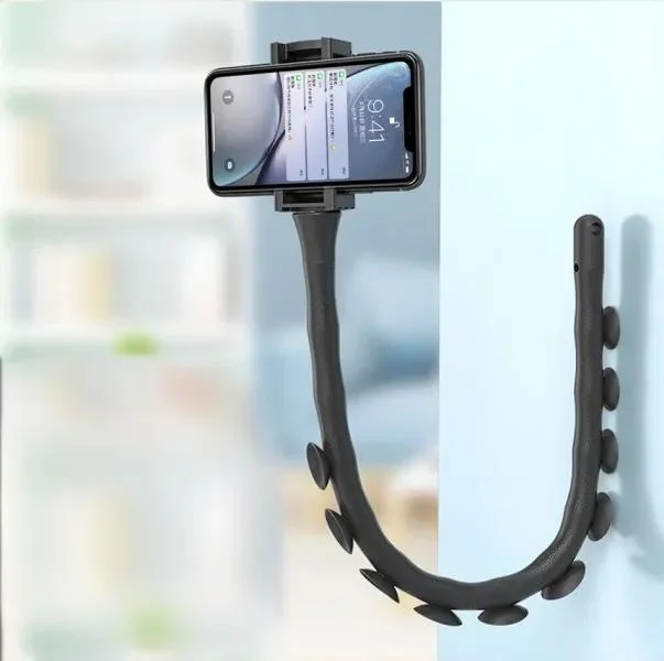 Гнучкий тримач для телефону із присосками Cute Worm Lazy Holder