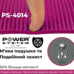 Килимок для йоги power system fitness yoga — фото 3
