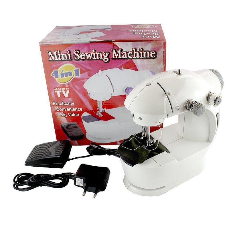 Міні швейна машинка 4 в 1 Mini Sewing Machine SM-201