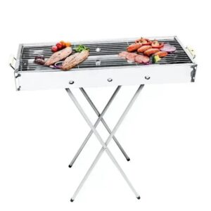 Переносний мангал Barbecue Tray MD-008 з решіткою