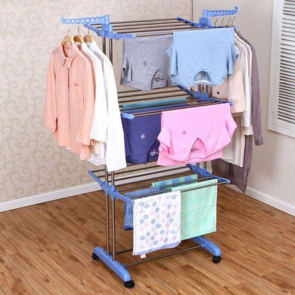 Сушарка для речей Складна сушарка для білизни Garment Rack With Wheels