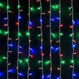 Світлодіодна гірлянда Водоспад 400LED 3х2м 220V Мікс Прозорий провід