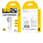 Адаптер ОЗУ Hoco Z23 dual-port car charger 2USB 2.4A — фото 5
