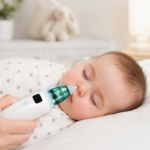 Аспіратор дитячий акумуляторний 2-в-1 BABY NOSE з LED-дисплеєм та регулятором потужності — фото 2