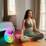 Бездротова розумна колонка нічник Равлик Conch Music Light 4 в 1 портативний RGB світильник з — фото 2