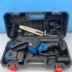 Акумуляторна ланцюгова міні-пила 6 inch Electric SAW BLUE кейсом — фото 4