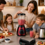 Блендер Domotec MS 6611 Червоний 1000w — фото 2