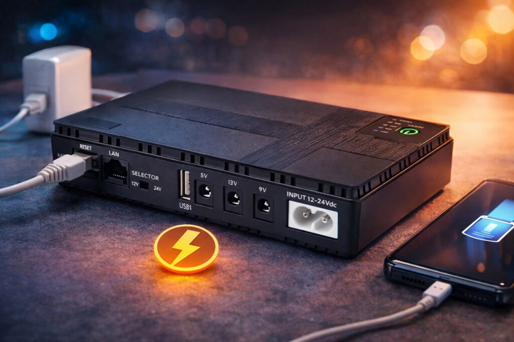 Джерело безперебійного живлення для роутера 10400mAh