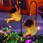 Садовий світильник на сонячній батареї "Лійка" 80см, Fairy lamp — фото 3