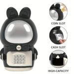 Дитяча електронна Скарбничка Сейф Космонавт із кодовим замком Little Space Rabbit Piggy Bank