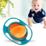 Дитяча тарілка-непроливайка "Universal Gyro Bowl", тарілка непроливайка неваляшка, посуд для — фото 4