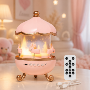 Дитячий нічник проектор зоряного неба Bluetooth Fairy Tale E11 акумуляторний світильник