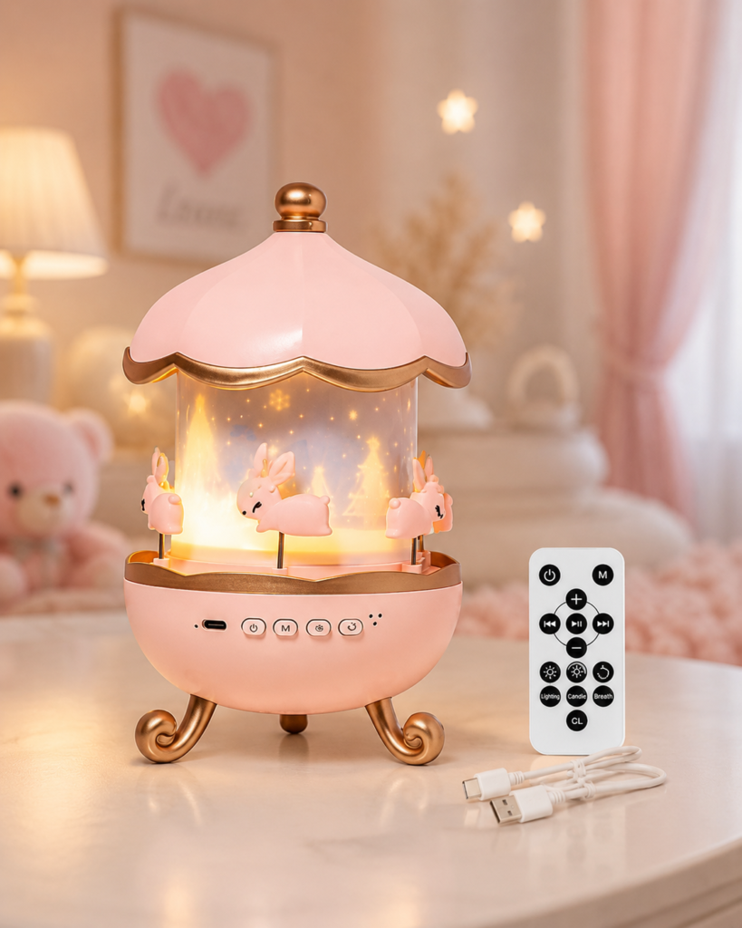 Дитячий нічник проектор зоряного неба Bluetooth Fairy Tale E11 акумуляторний світильник