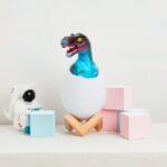 Дитячий світильник SUNROZ 3D Dinosaur Lamp лампа-нічник "Динозаврик у яйці" з пультом ДУ — фото 2