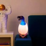 Дитячий світильник SUNROZ 3D Dinosaur Lamp лампа-нічник "Динозаврик у яйці" з пультом ДУ — фото 4