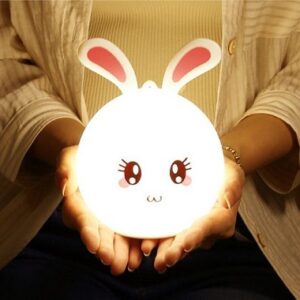 Дитячий силіконовий нічник 3DTOYSLAMP Кролик