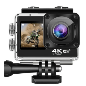 Екшн камера 4K з водонепроникним кейсом MHZ Q80
