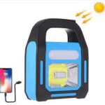 Ліхтар кемпінг переносний HB-9707A-1LED+COB+LED, power bank, Li-Ion акумулятор, сонячна — фото 6