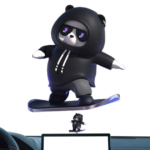 Автомобільний аксесуар L'Andre Sliding Cartoon Bear