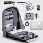 Міський рюкзак антизлодій під ноутбук 15,6" Боббі Bobby з USB — фото 4