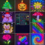 Гірлянда Штора від мережі 3х3 м 400LED RGB + пульт дистанційного керування, SF-1 — фото 3