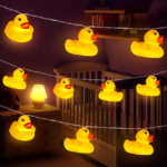 Гірлянда світлодіодна для дитячої кімнати DUCK 1.5 м Гірлянда із 10 пластикових міні-каченят — фото 3