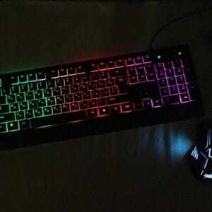 Ігрова клавіатура та миша UKC ZEUS M710 з підсвічуванням