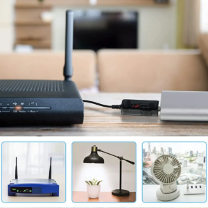 Кабель для роутера USB 12V перетворювач живлення від повербанку