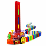 Конструктор іграшка-поїзд доміно, DOMINO Happy Truck sciries COLORS 60 деталей — фото 4